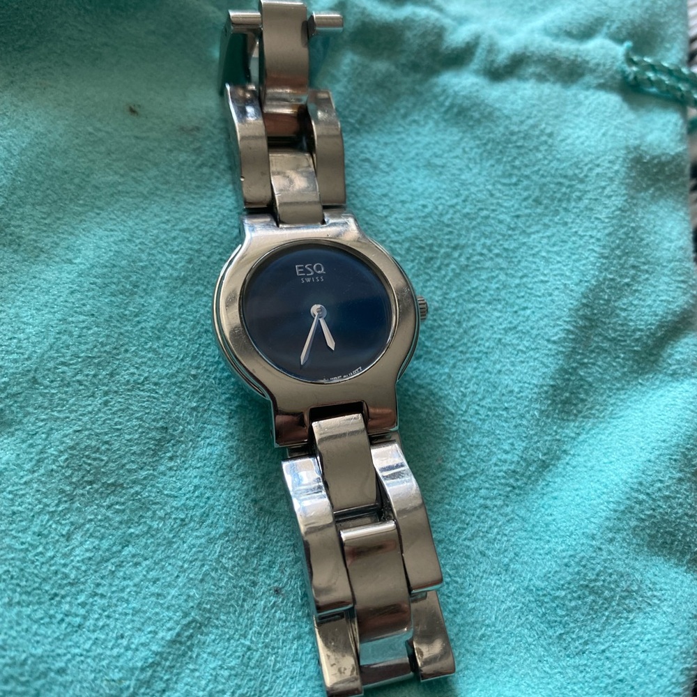 Vintage ESQ Stainless Steel Watch